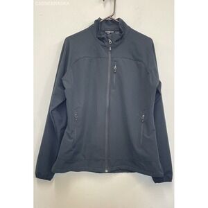 Marmot‎ Jacket Womens Black Softshell Zip Outdoor Hiking Lightweight - Size XL